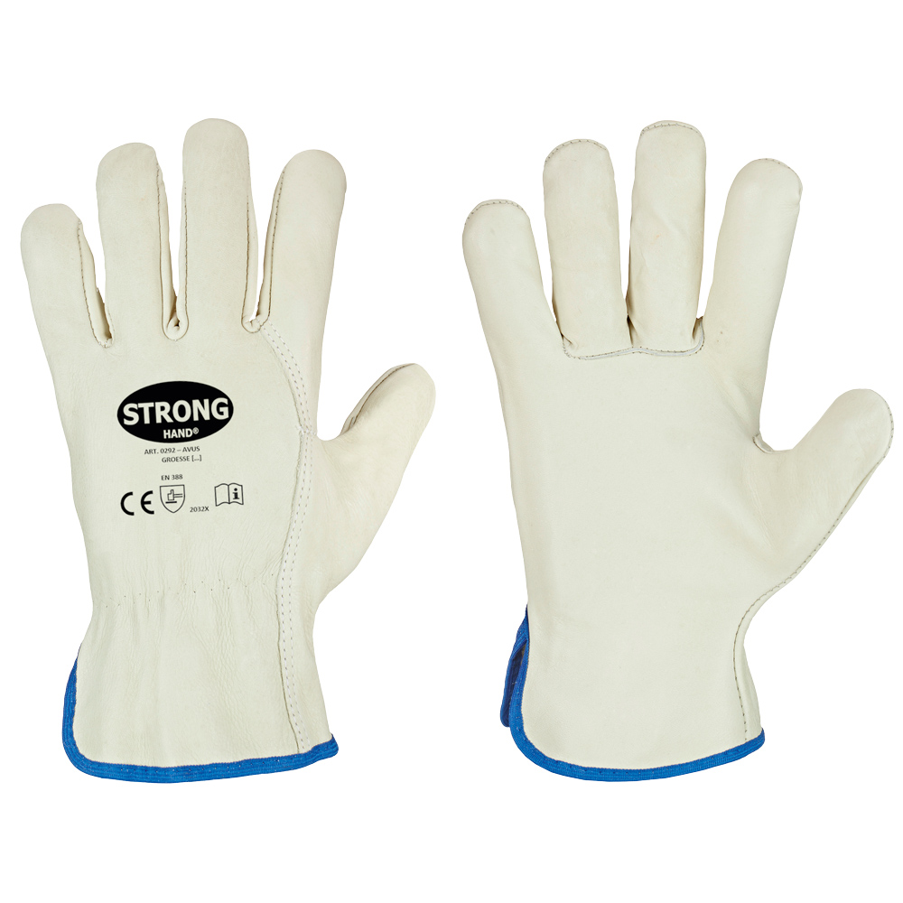 AVUS Driver Cowgrain Nappa Leather Gloves