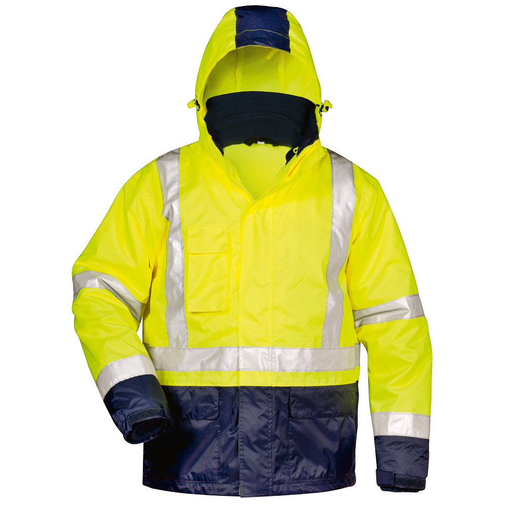 ALF/UDO Hi-Vis Two-Tone 3-in-1 Waterproof Breathable Winter Parka Jacket