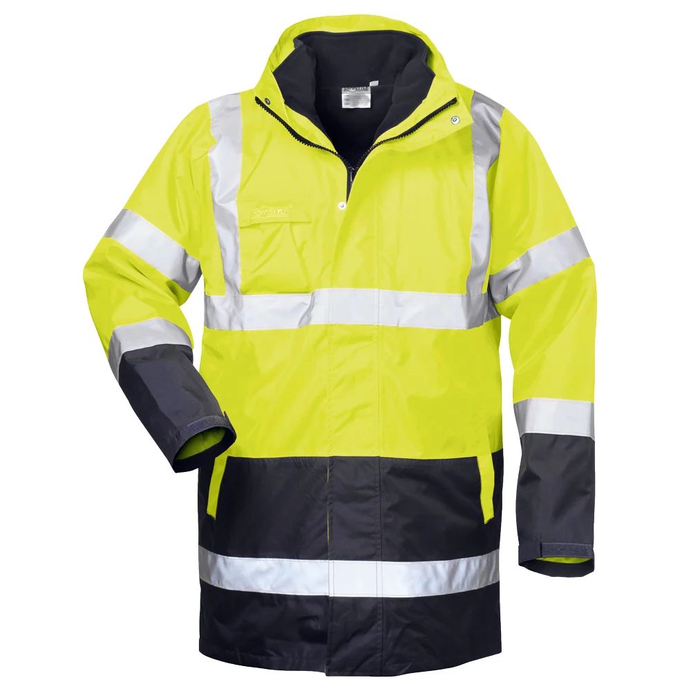 SPENCER/TRAVIS Hi-Vis Two-Tone 4-in-1 Waterproof Breathable Winter Parka Jacket