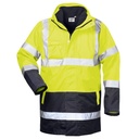 SPENCER/TRAVIS Hi-Vis Two-Tone 4-in-1 Waterproof Breathable Winter Parka Jacket