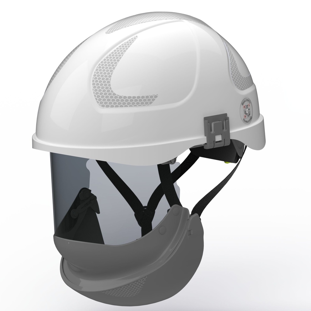 H114 SECRA-2 Helmet integrated face shield APC 2, APTV 36 Cal/cm2,  Class E (20 kV AC), Class 0 (1000V AC/1500V DC)