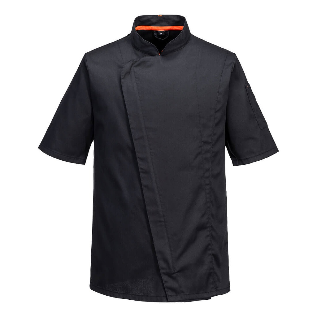 C739 Chef's Mesh Air Pro Asymmetrical Jacket S/S