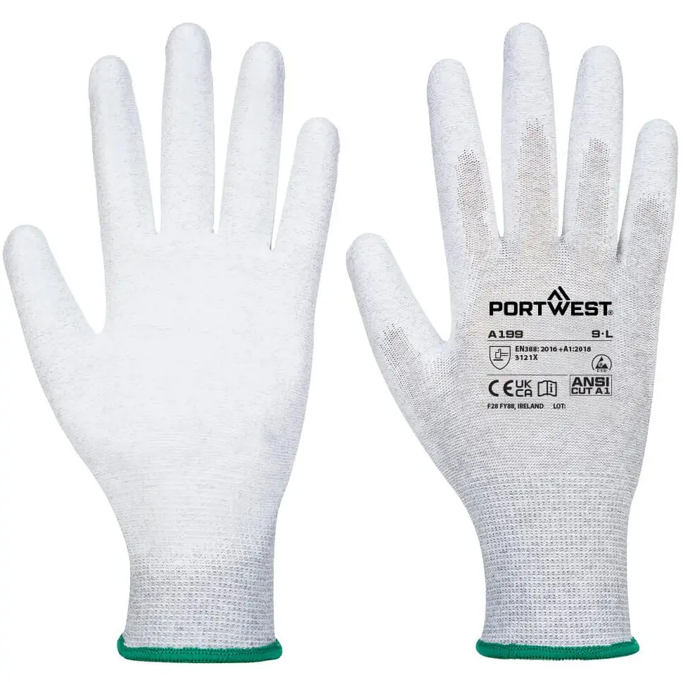 AB199 ESD 13 PU Palm Essential Gloves