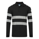 FR733 PW3 Modaflame Knit FR Long Sleeve Polo Shirt