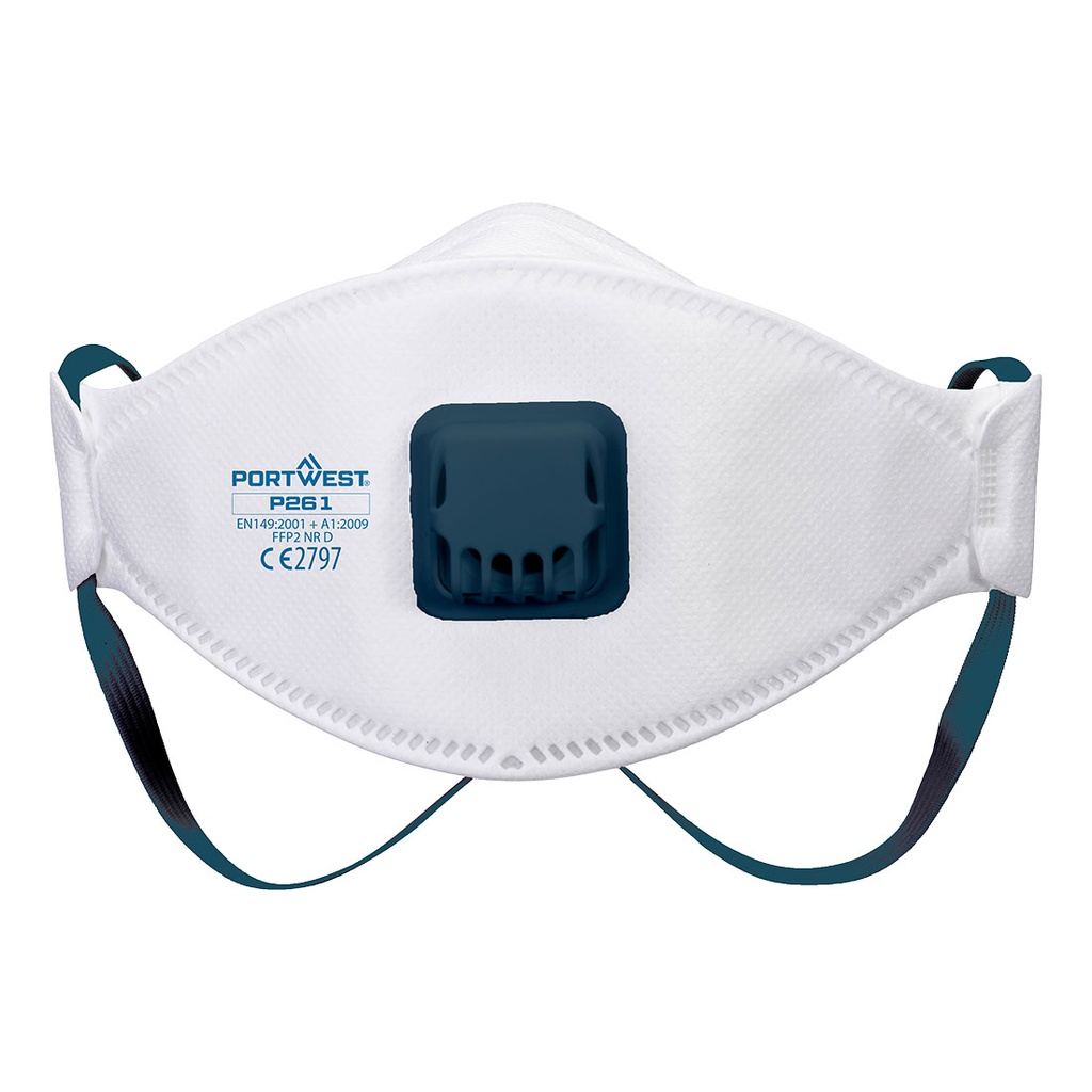 P261 Trifold Valved Dolomite FFP2 Respirator