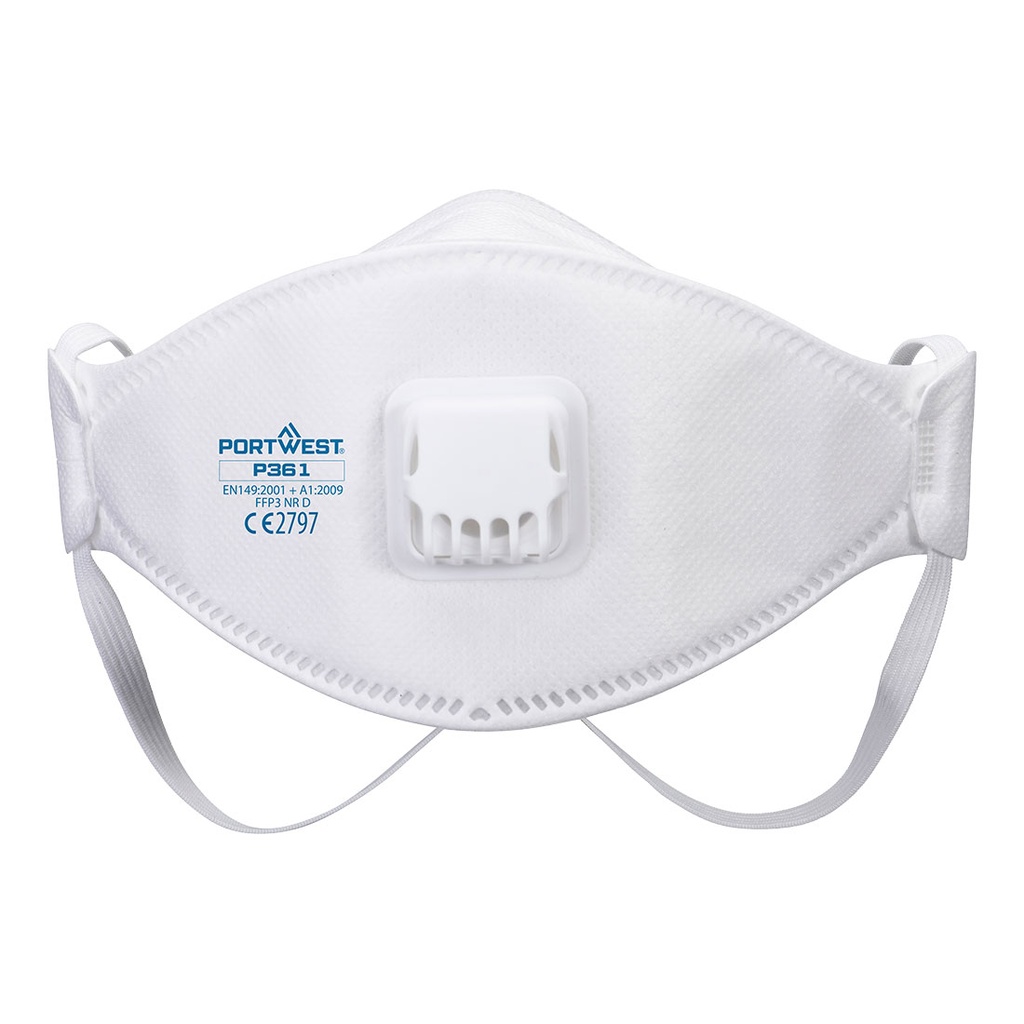 P361 Trifold Valved Dolomite FFP3 Respirator