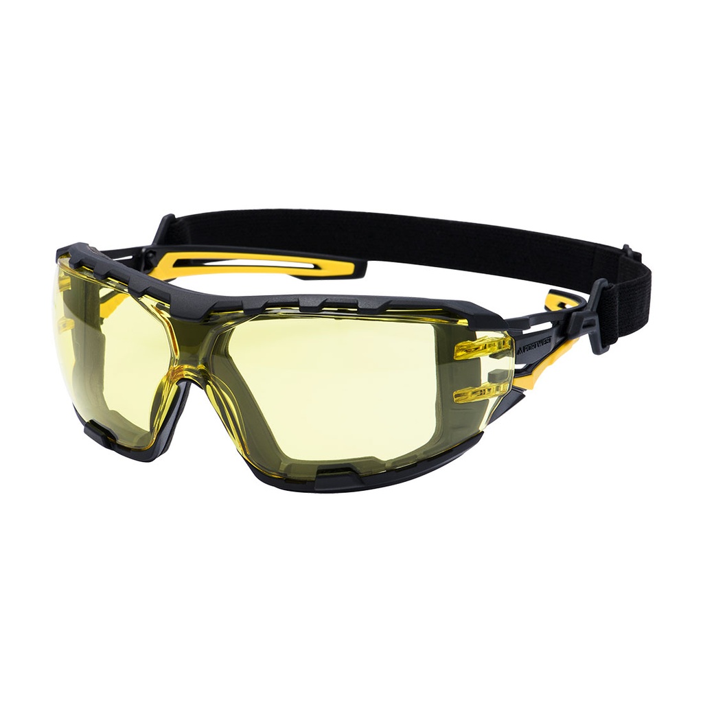PR02 Anthracite Wraparound Plus Safety Glasses