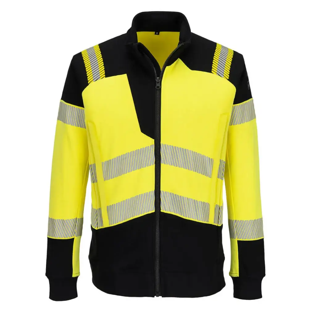 FR717 PW3 Modaflame Knit Hi-Vis FR Full Zip Sweatshirt