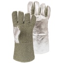 902 Heat Resistant Gloves (Aluminized Over Aramid, Palm: Aramid /carbon ), up to 600°C