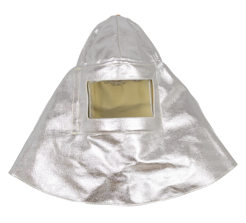 451 HR4 BARA Aluminized Aramid fabric Hood - Transparent Polycarbonate visor