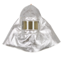 465 HR4 BARA Aluminized Aramid fabric Hood - Transparent Laminated glass