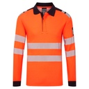 FR734 PW3 Modaflame Knit HVO FR Long Sleeve Polo Shirt