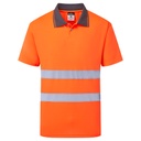 ES477 ES1 Essential Bluzë polo me dukshmëri të lartë S/S