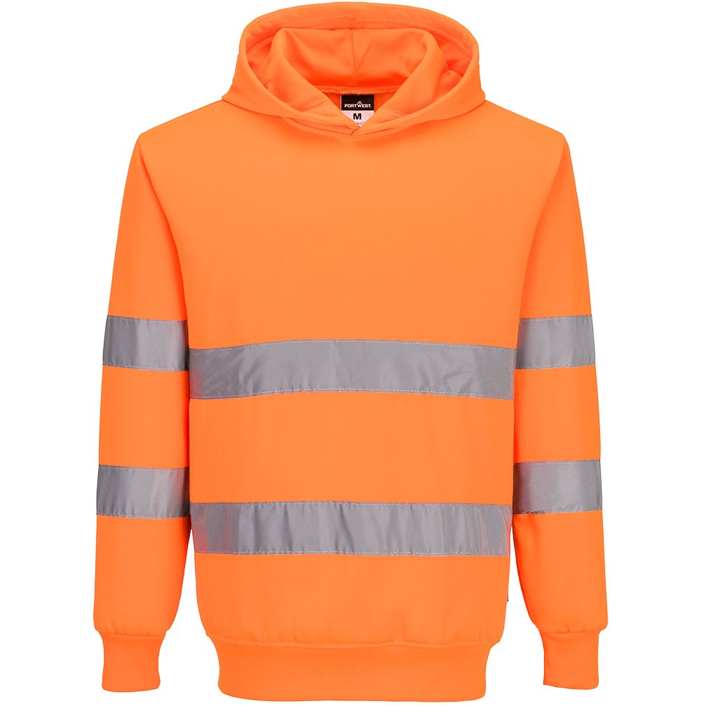 ES304 ES1 Essential Hi-Vis Hooded Sweatshirt