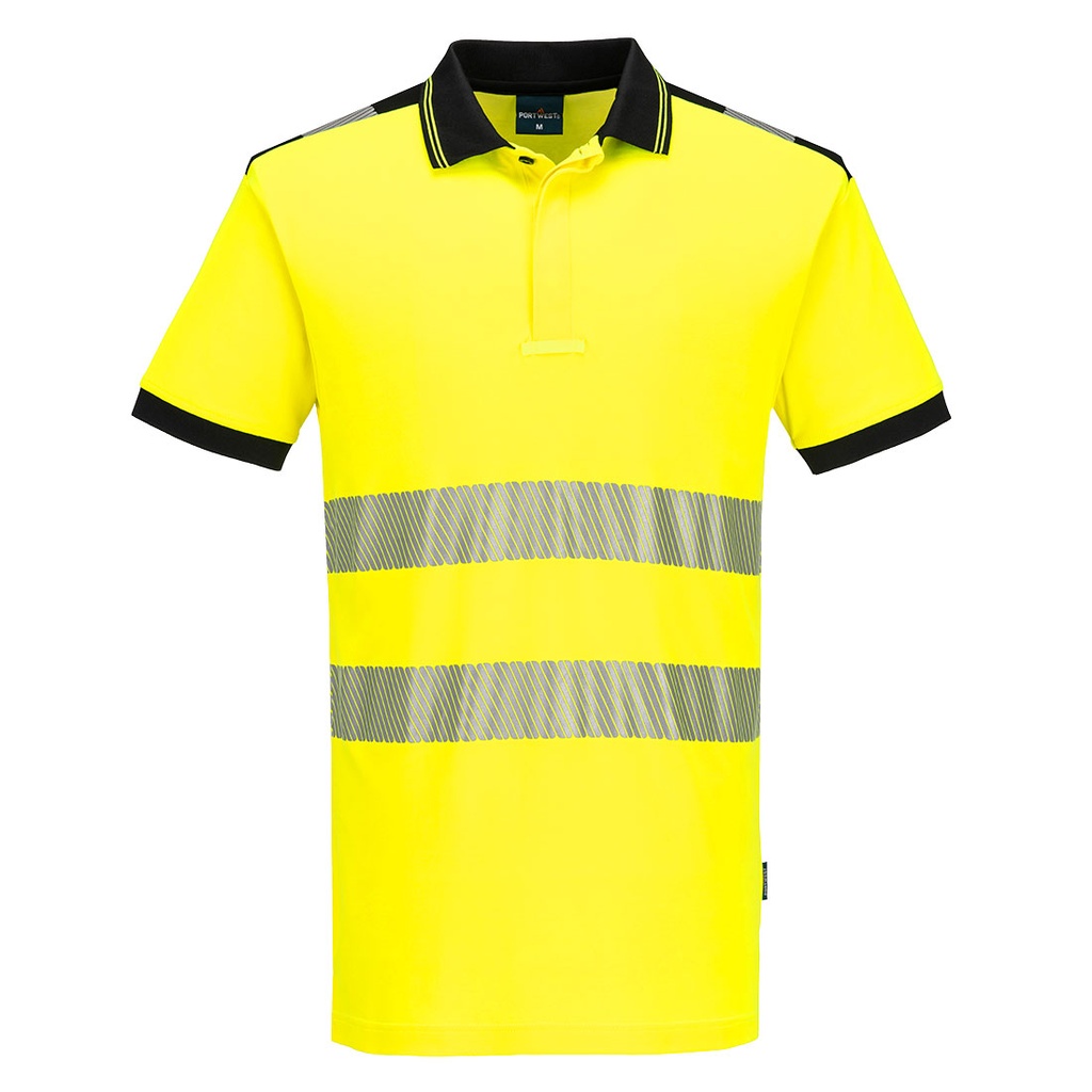 PW317 PW3 Hi-Vis Cotton Comfort Polo Shirt S/S