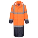 H446 Hi-Vis Contrast Raincoat 122cm