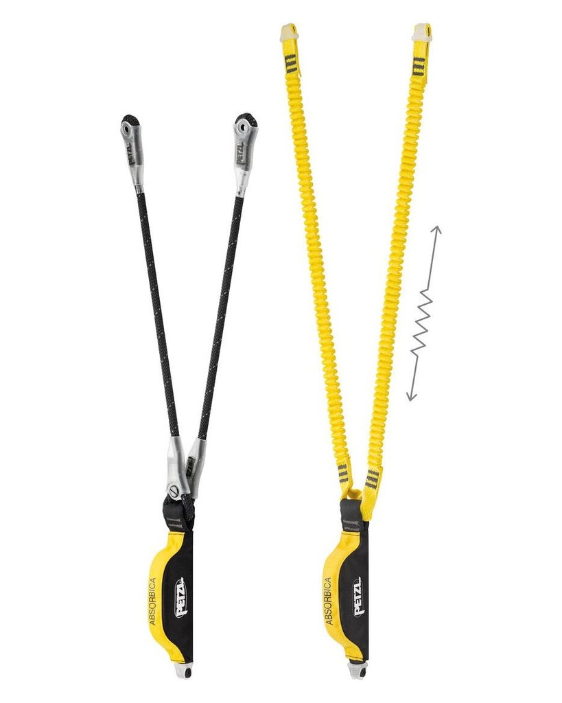 ABSORBICA®-Y Double lanyard with integrated energy absorber