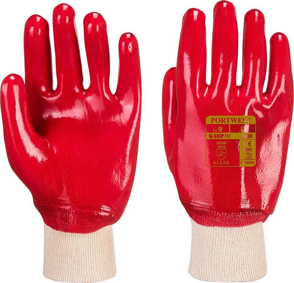 A400 PVC Knitwrist Glove