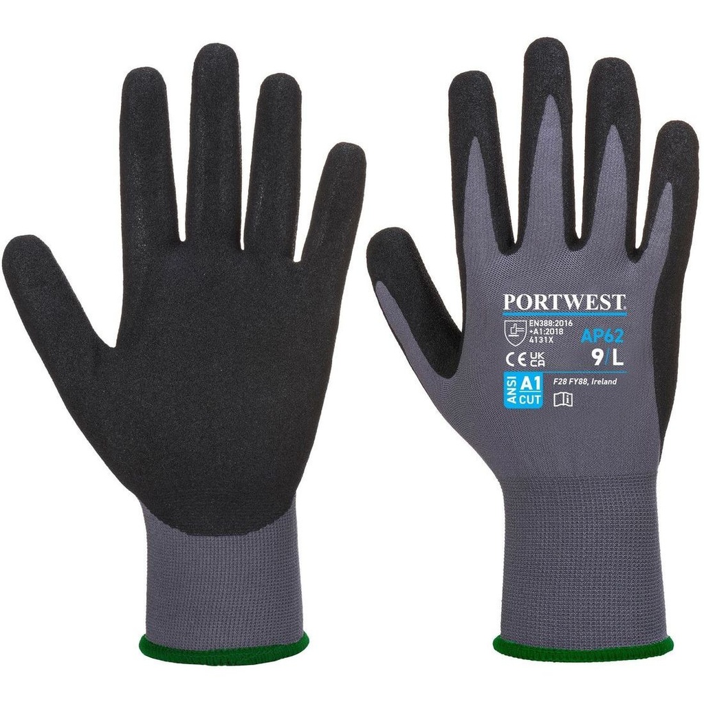 AP62 Grip 15 Nitrile Sandy Aqua Gloves