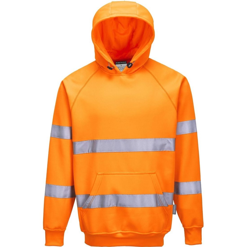 B304 Hi-Vis Hooded Sweatshirt