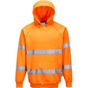 B304 Hi-Vis Hooded Sweatshirt
