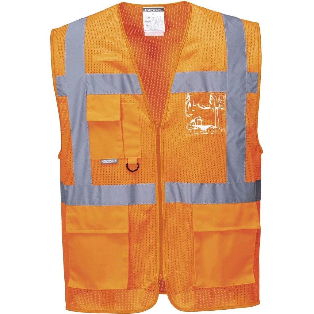 C376 Athens Hi-Vis Mesh Executive Vest