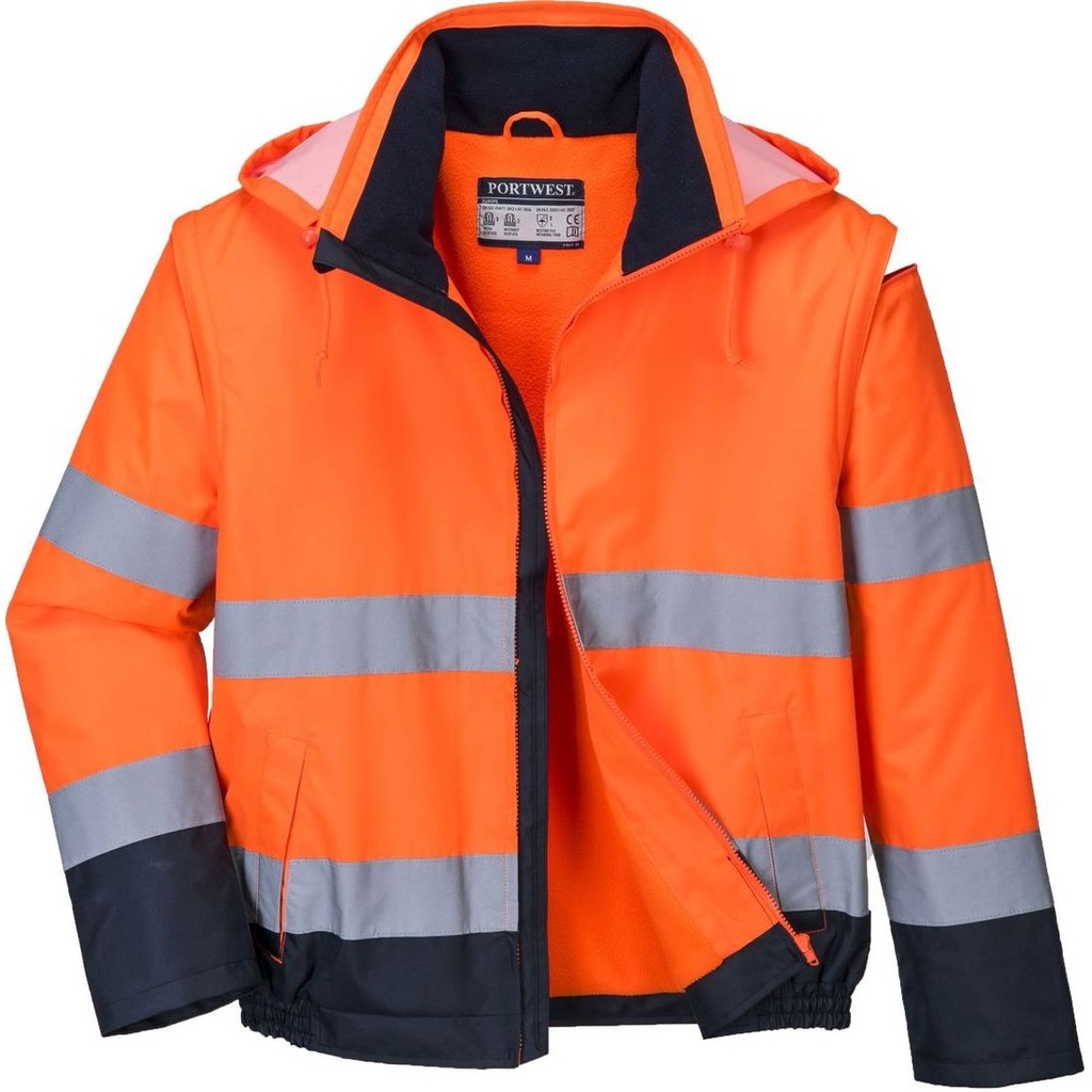 C464 Essential 2-in-1 Hi-Vis Jacket