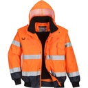 C465 3-in-1 Hi-Vis Contrast Bomber Jacket