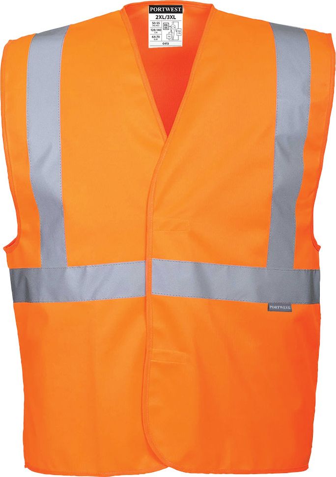 C472 Hi-Vis One Band & Brace Vest
