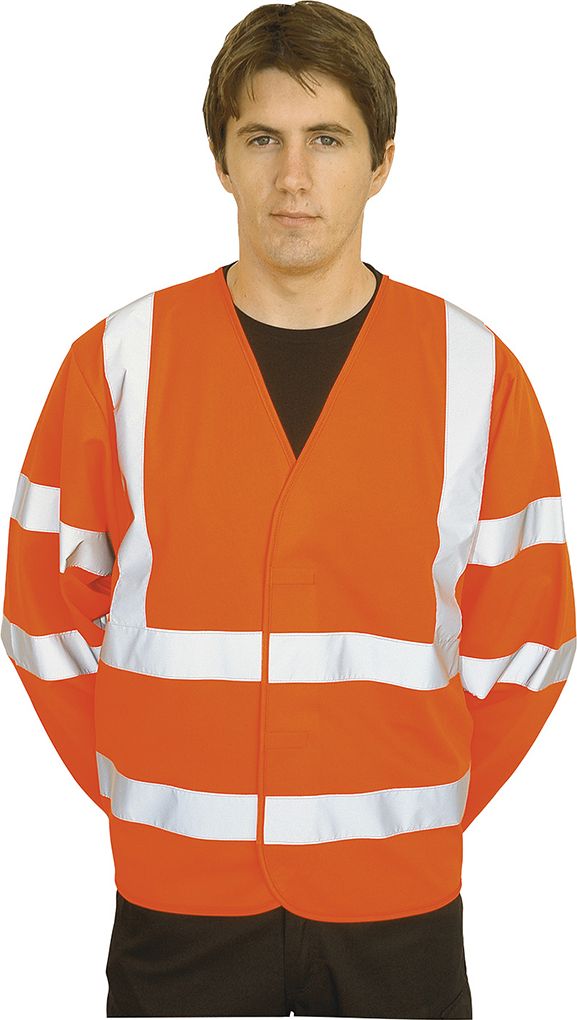 C473 Работничка јакна со две ленти и прерамки со висока видливост