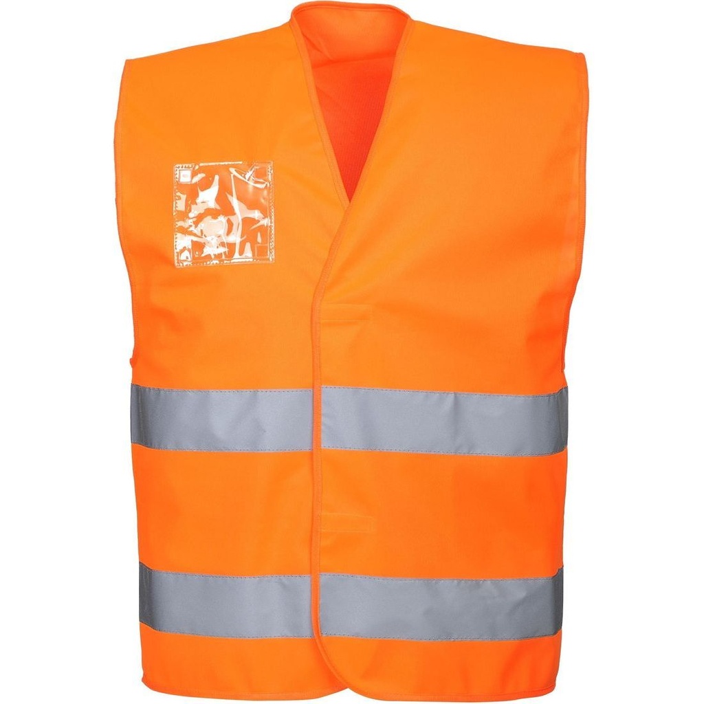 C475 Hi-Vis Vest With ID Holder