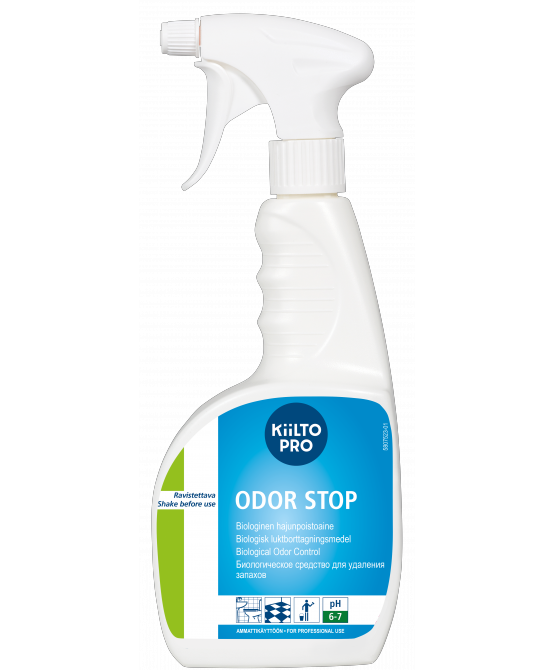 41046 ODOR STOP Biological odor control 750ml ready-to-use spray bottle
