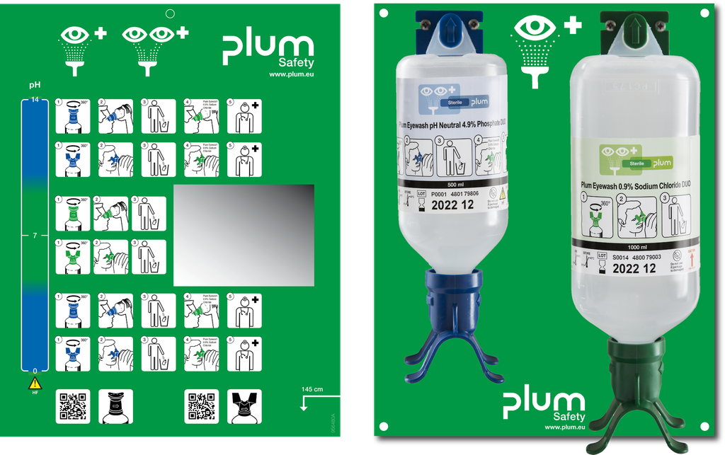 4803 PLUM Combi-Stacion DUO me 1x500ml pH Neutral DUO+ 1x1000 Plum DUO Larje e Syve