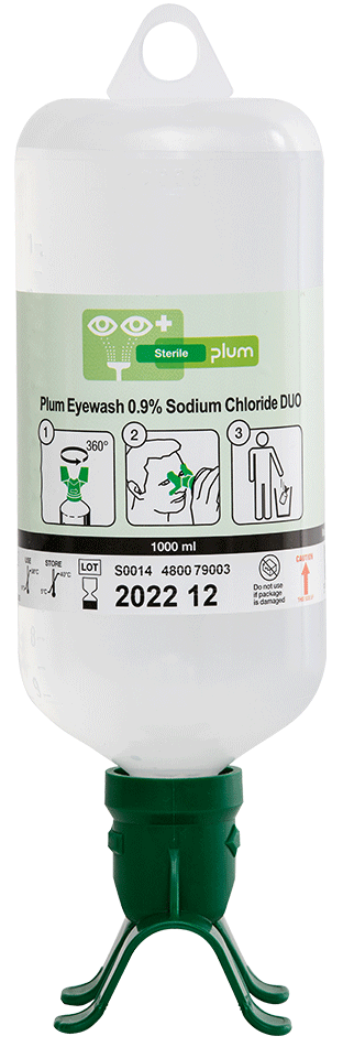 μπουκάλια Πλύσιμο ματιών DUO(0,9 % χλωριούχο νάτριο)