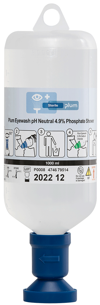 μπουκάλια Πλύσιμο ματιών pH ουδέτερο (4,9 % ρυθμιστικό διάλυμα φωσφορικών)