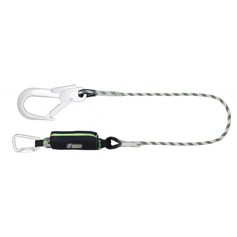 FA30522 CURIOSITY-S - Energy absorbing lanyard (140 kg, sharp edge) with zipped pocket