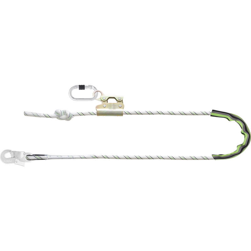 FA40903 Kernmantle work positioning lanyard with a grip adjuster
