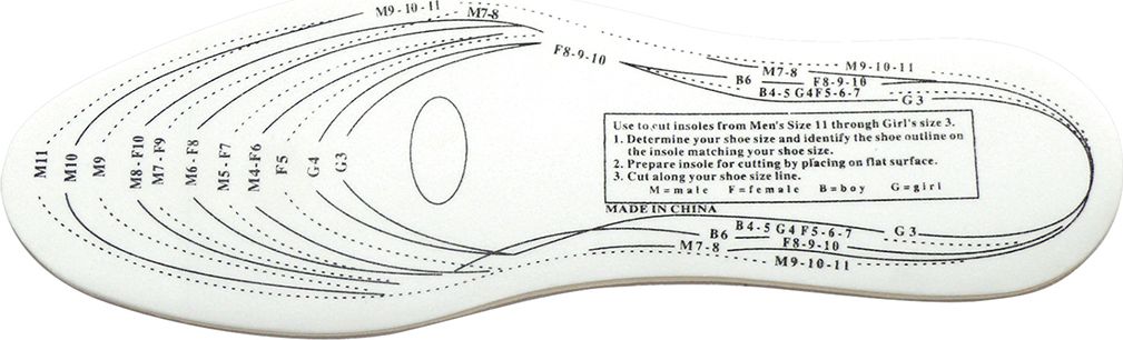 FC87 Memory Foam Insole