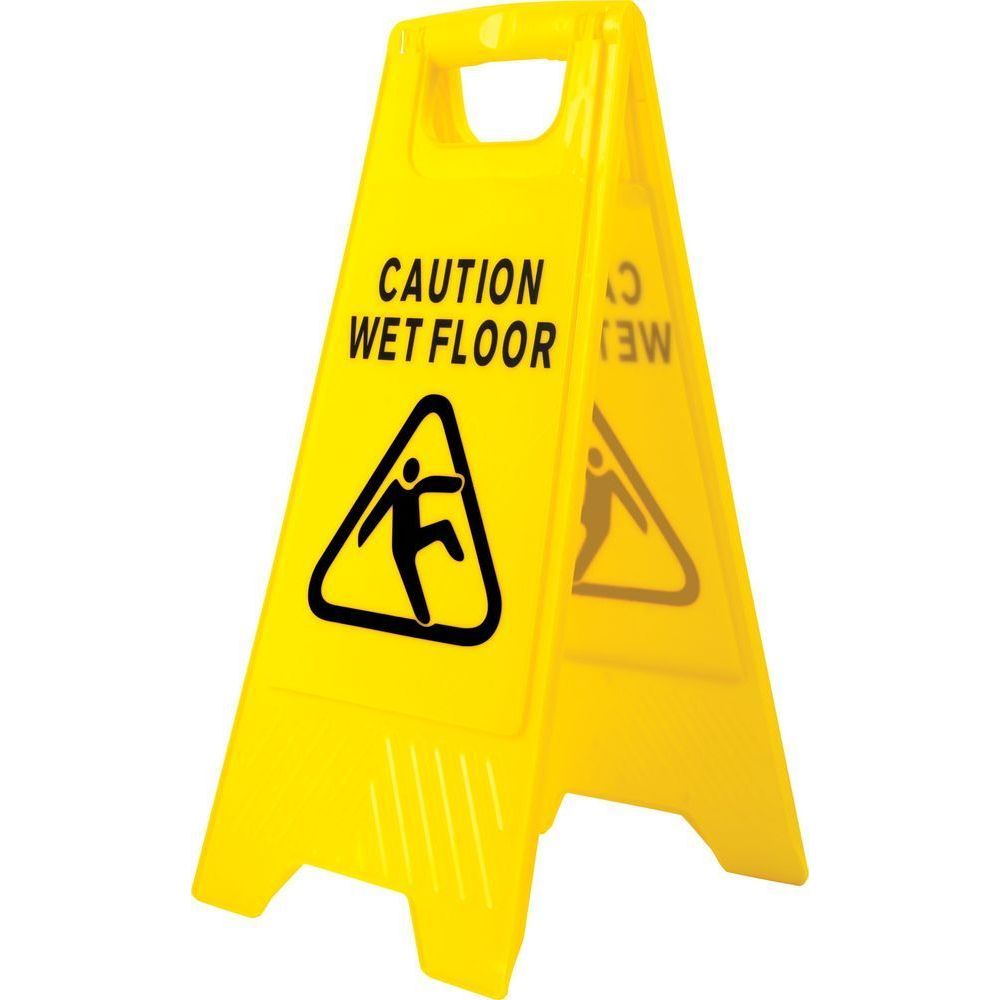 HV20 Wet Floor Warning Sign