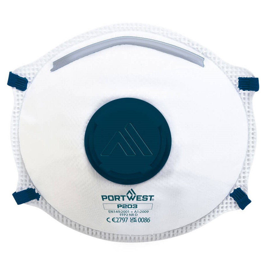 P203 FFP2 Valved Dolomite Respirator