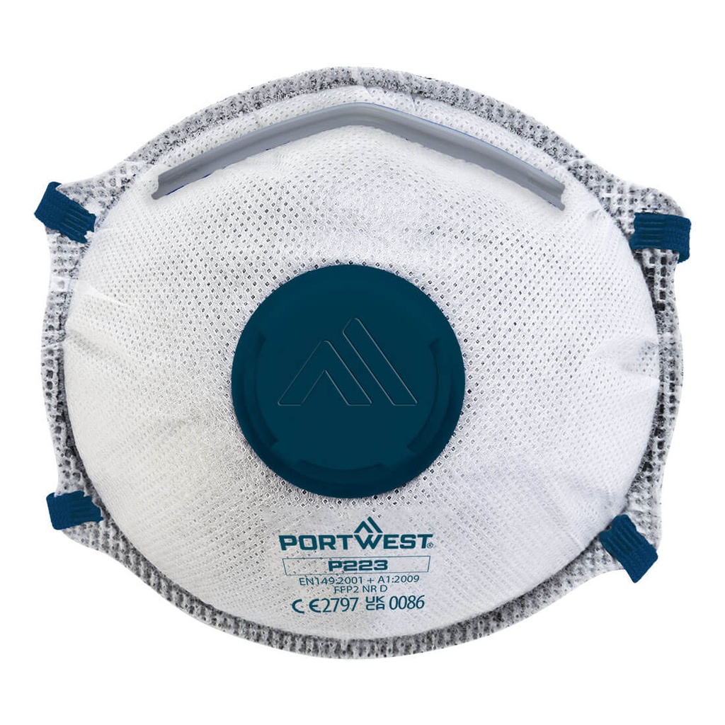 P223 FFP2 Carbon Valved Dolomite Respirator