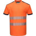 T181 PW3 Маица со висока видливост Cotton Comfort S/S