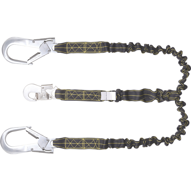 FA3040620 REVOLTA Forked expandable webbing lanyard