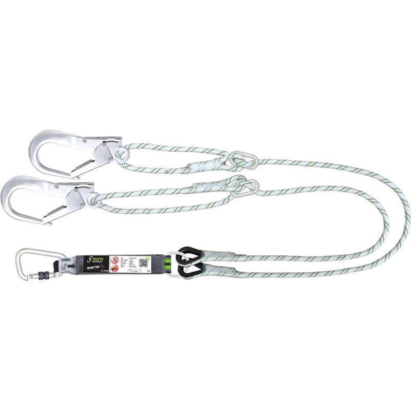FA3061420 Forked energy absorber rope lanyard