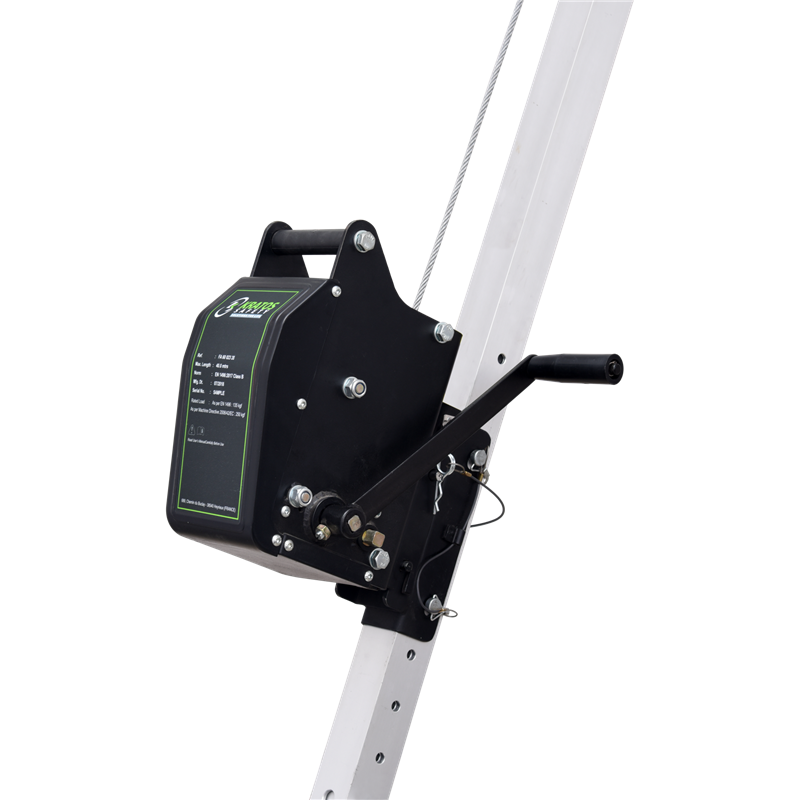 FA6002320 BELEM - Rescue and work winch (class B) - 20 m steel wire rope, for Tripod & MultiSafeWay