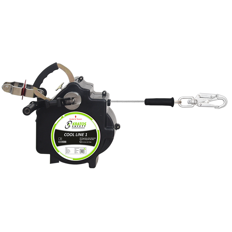 FA6003318 COOL LINE 1 Horizontal Temporary Lifeline in wire rope, for 2 users, max length 18 mtr