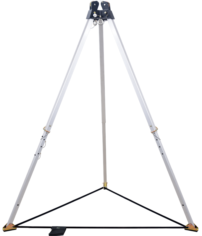 FA6010200 ATEX Tripod 10 ft. with double head mounted pulleys