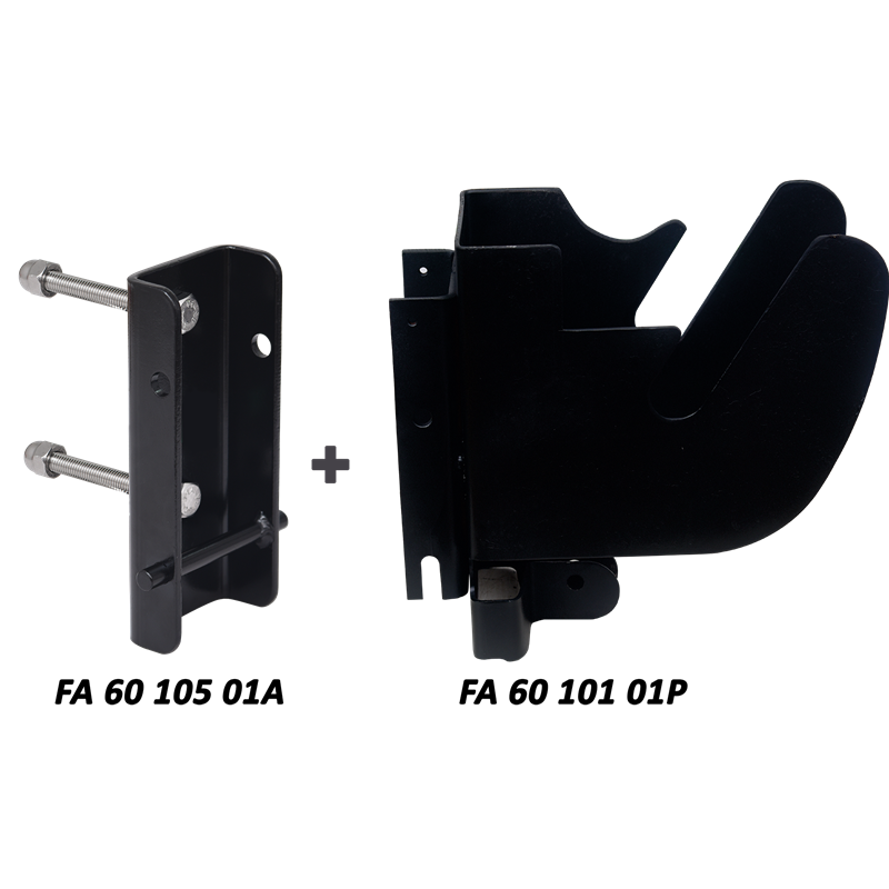 FA6010501 EasySafeWay mounting brackets set for fall arresters with integrated rescue winch