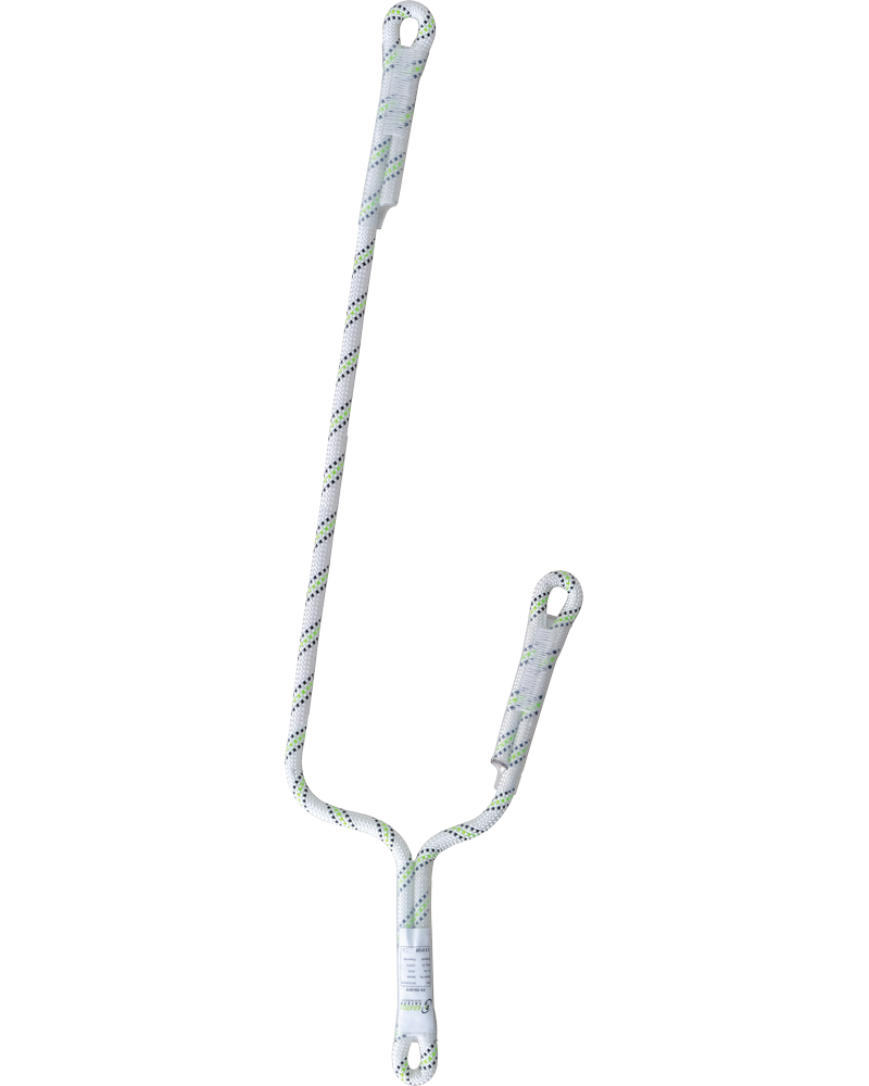FA7001400 Asymetric Lanyard in Y in kernmantle rope