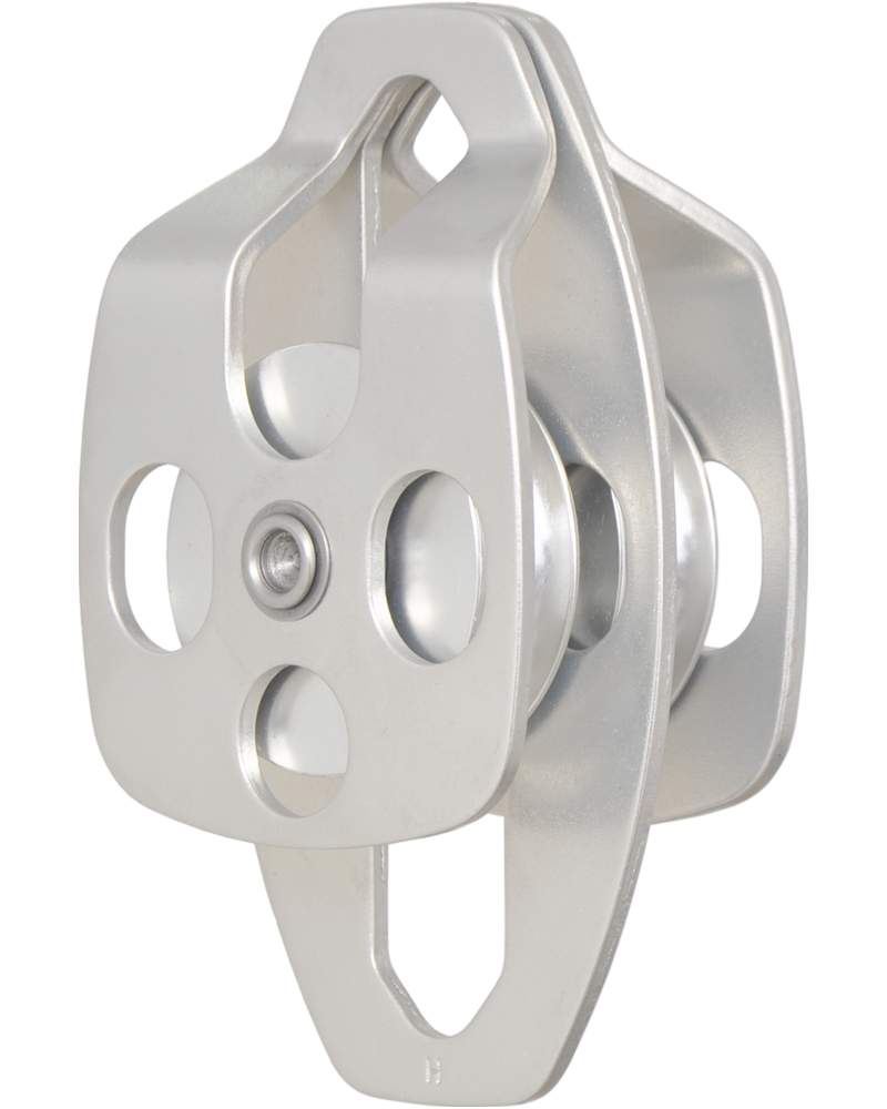 FA7001701 Double pulley with moveable flanges, stainless steel sheaves double attachment